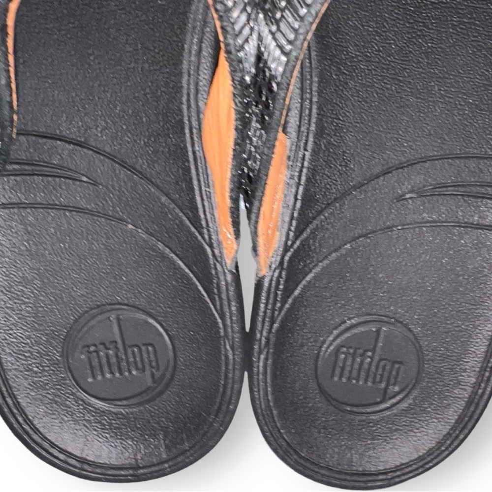 FITFLOP AZTEK CHADA Suede Toe-Post Sandals Size 9 - Picture 5 of 5